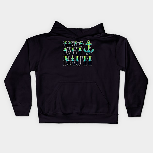 Yacht Rock Kids Hoodie by Vector Deluxe